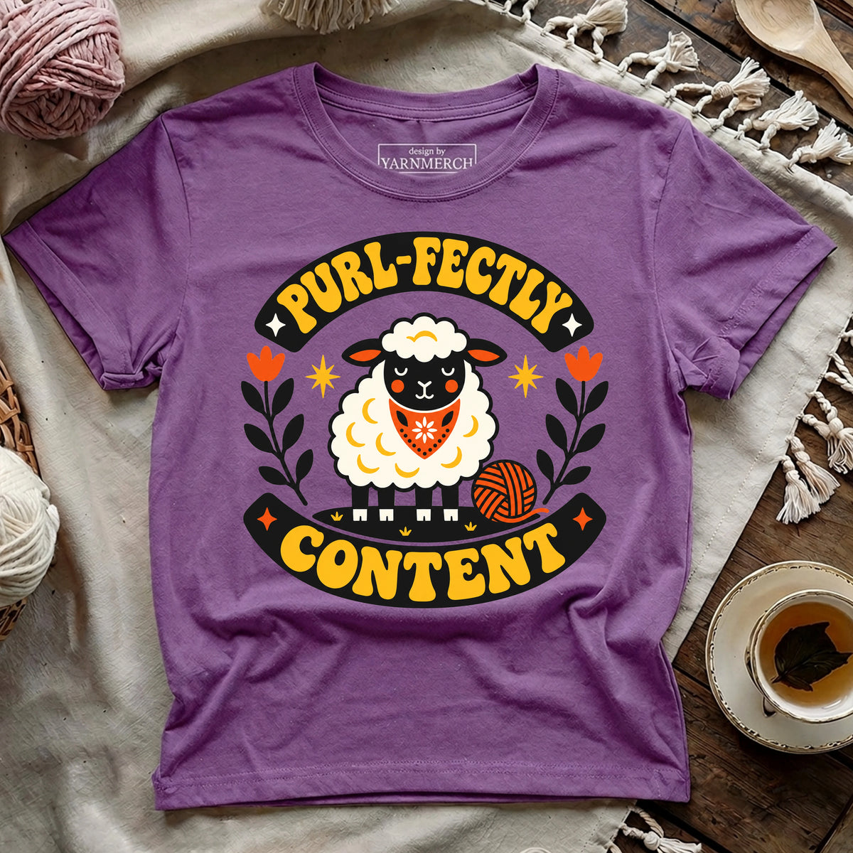 Purl-Fectly Content T-shirt