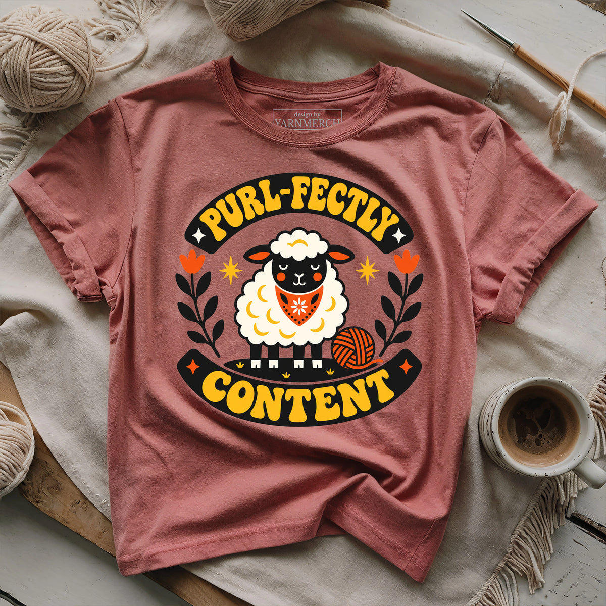 Purl-Fectly Content T-shirt