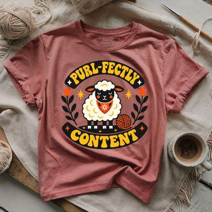 Purl-Fectly Content T-shirt