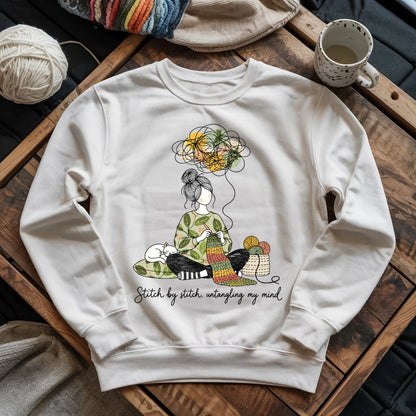 Stitch By Stitch, Untangling My Mind Sweatshirt