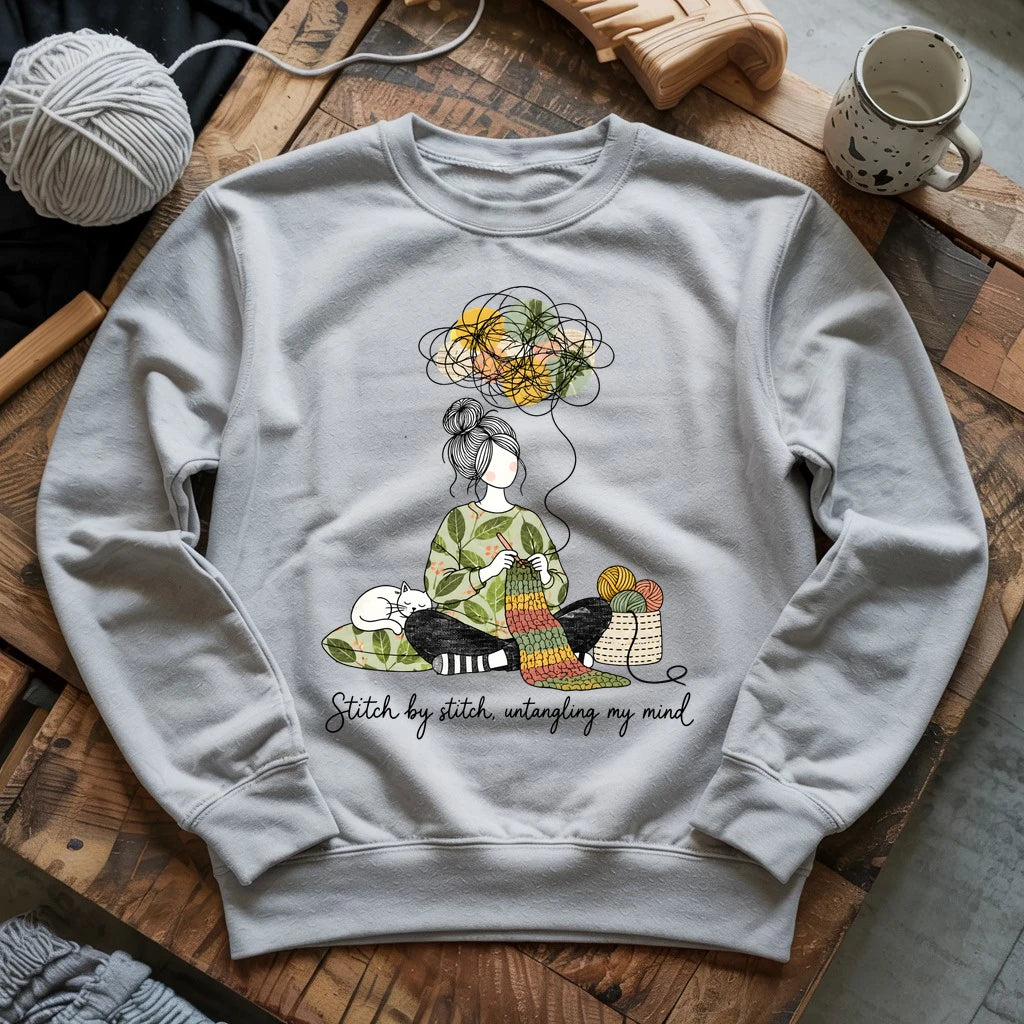 Stitch By Stitch, Untangling My Mind Sweatshirt
