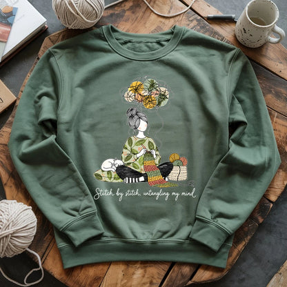 Stitch By Stitch, Untangling My Mind Sweatshirt