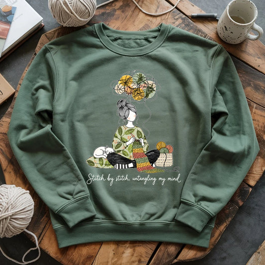 Stitch By Stitch, Untangling My Mind Sweatshirt