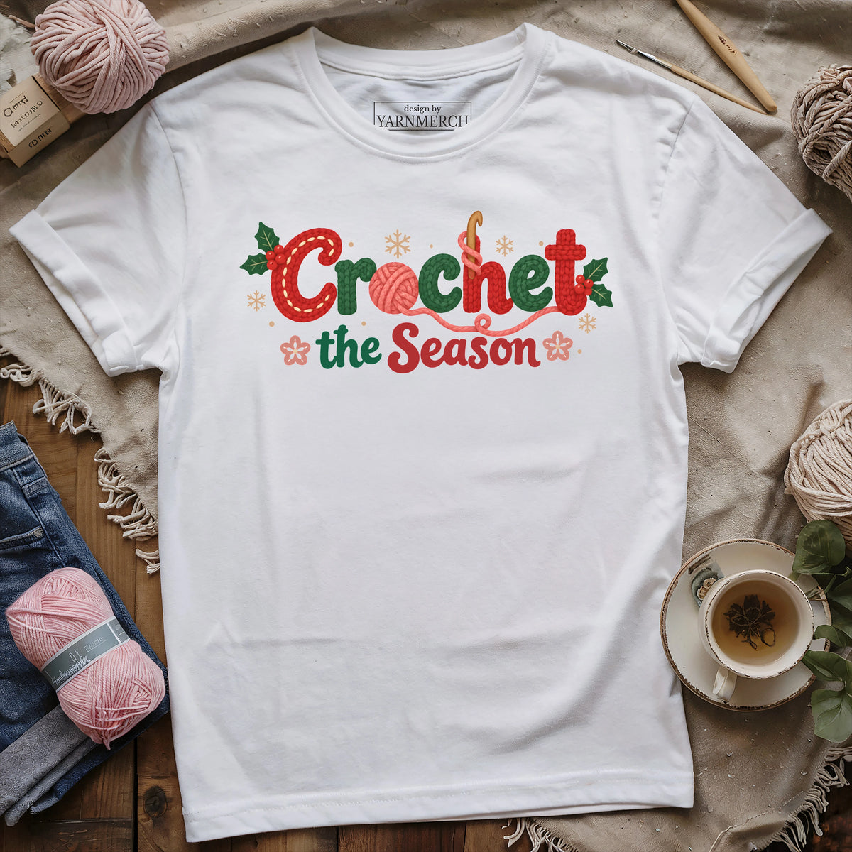 Crochet The Season T-shirt