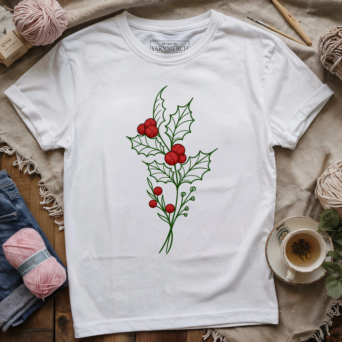 Yarnberry Holly T-shirt