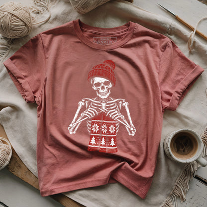 Christmas Skeleton Knitter T-shirt