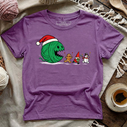 Yarn-Man Christmas T-shirt