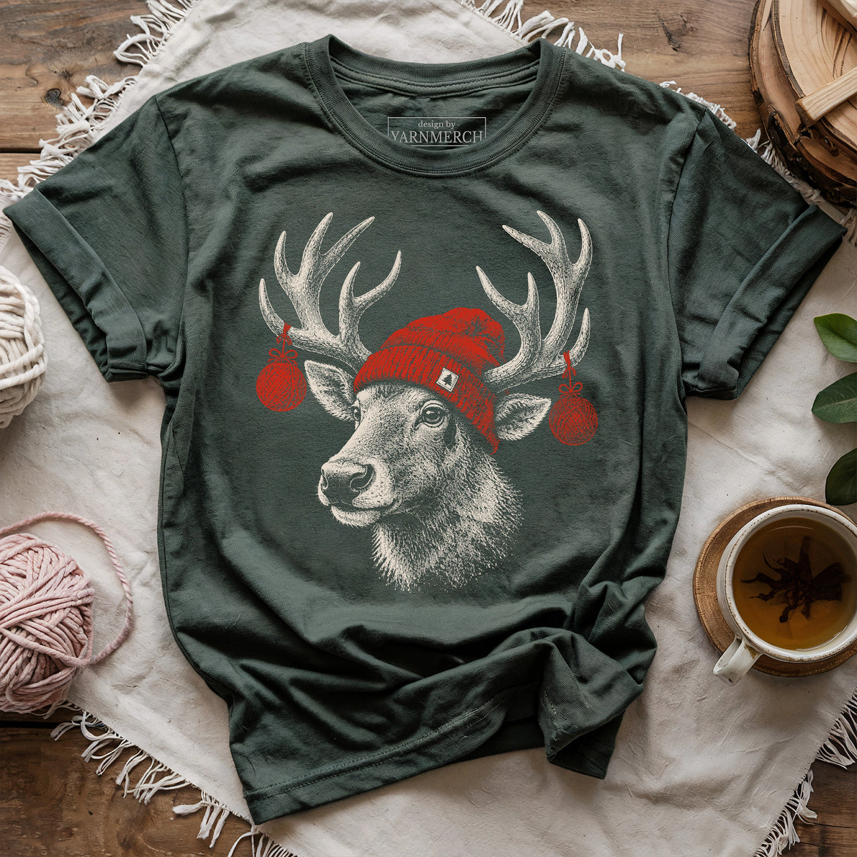 Yarn Reindeer T-shirt