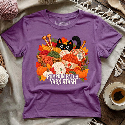 Pumpkin Patch, Yarn Stash T-shirt