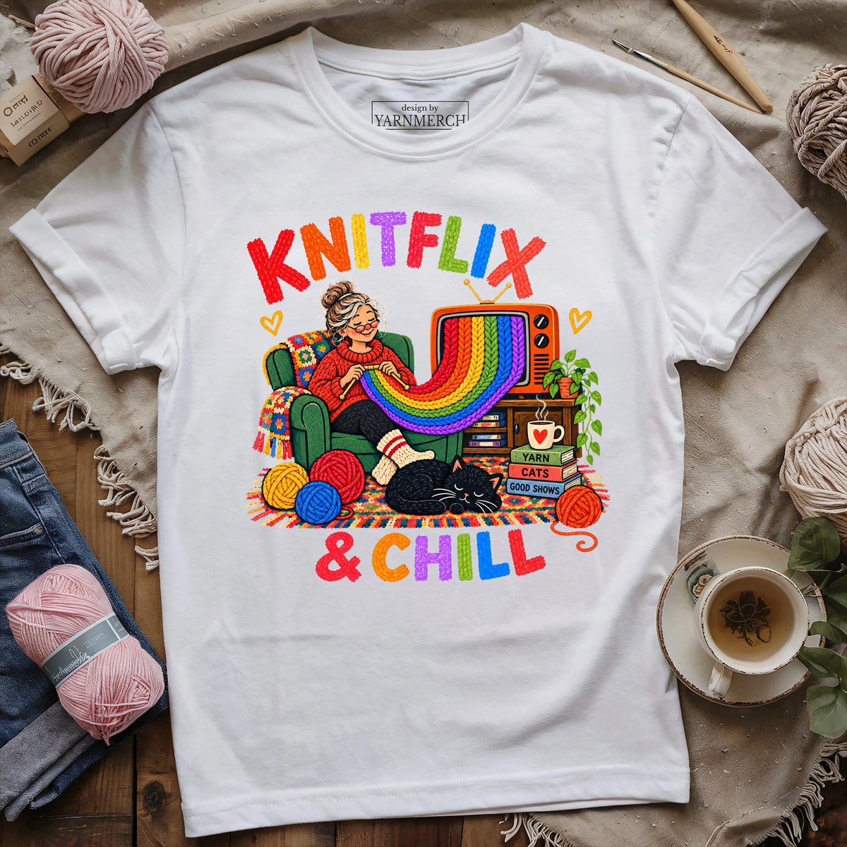 Knitflix & Chill T-shirt