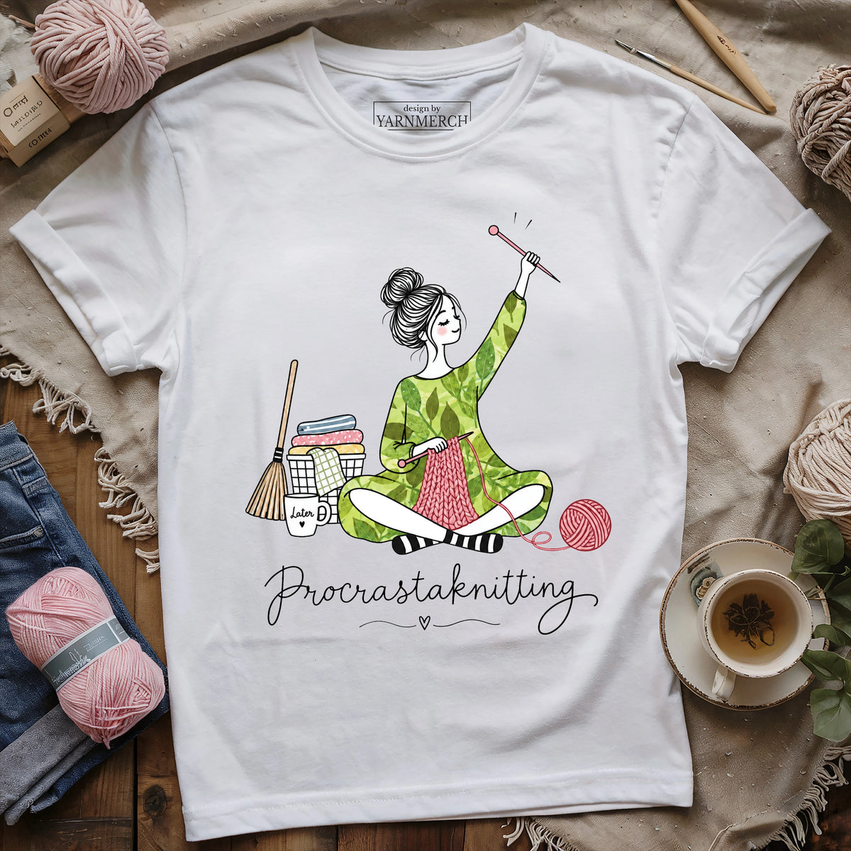 Procrastaknitting T-shirt