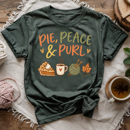 Pie, Peace & Purl T-shirt