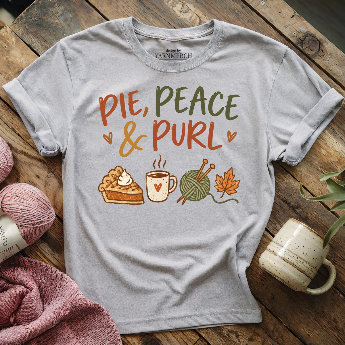 Pie, Peace & Purl T-shirt