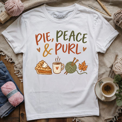 Pie, Peace & Purl T-shirt