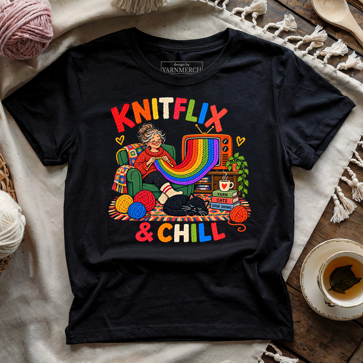 Knitflix & Chill T-shirt