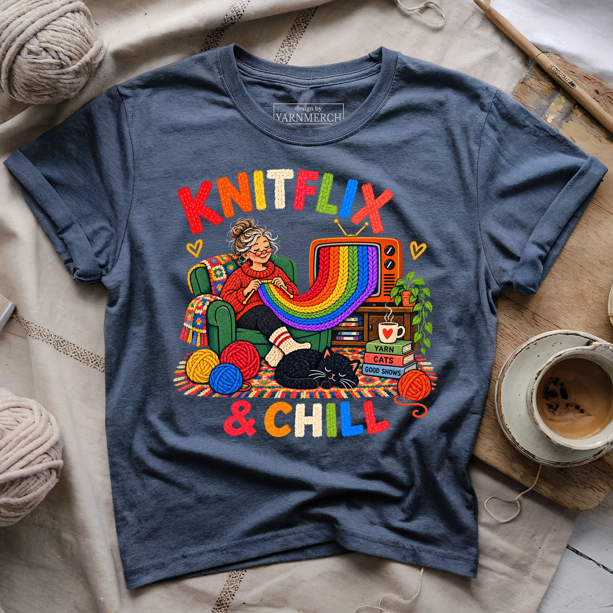 Knitflix & Chill T-shirt
