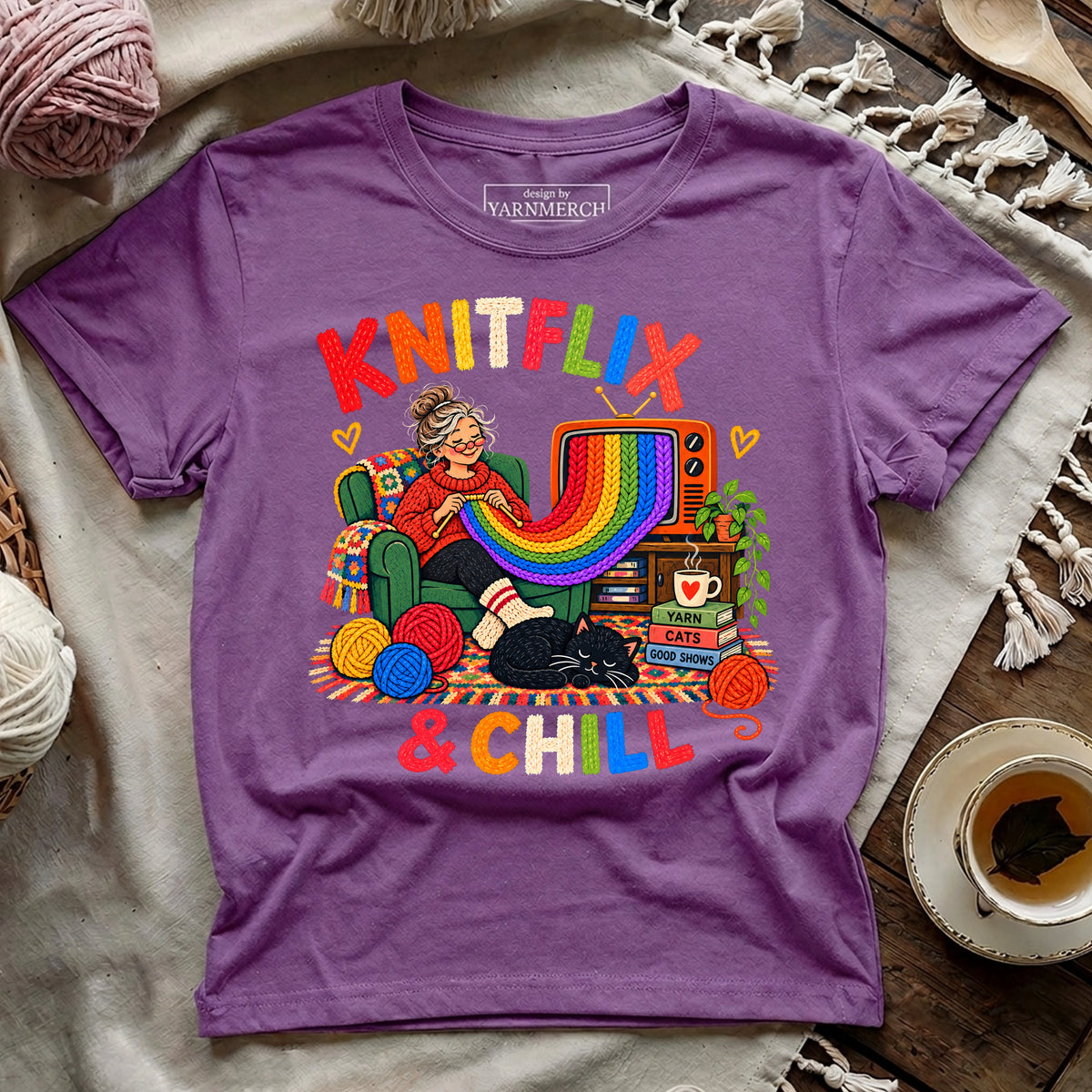 Knitflix & Chill T-shirt