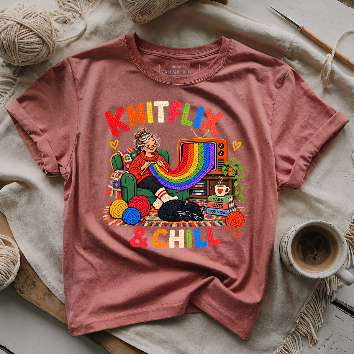 Knitflix & Chill T-shirt
