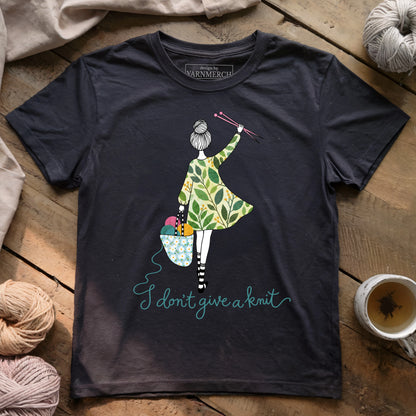 I don't give a knit T-shirt
