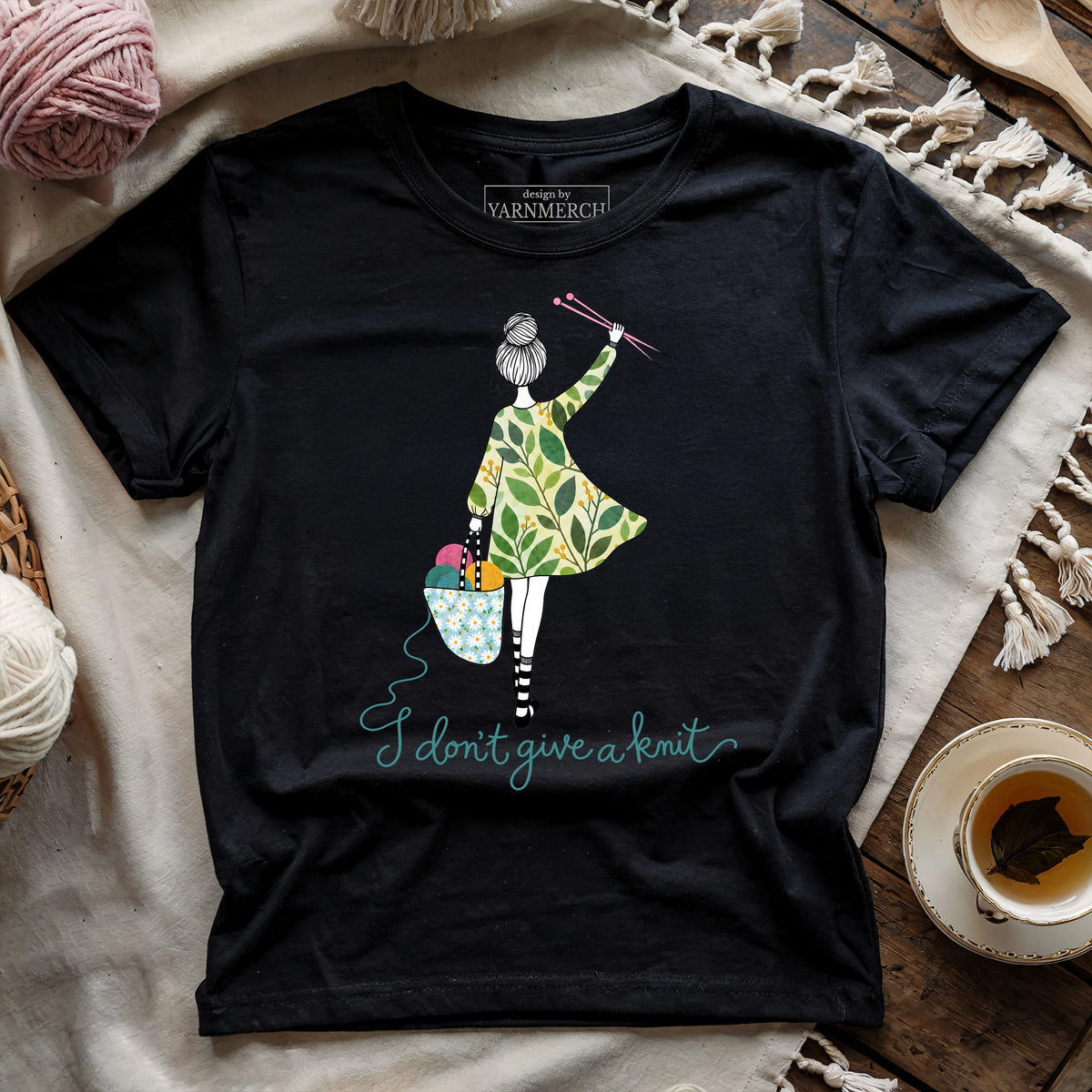 I don't give a knit T-shirt
