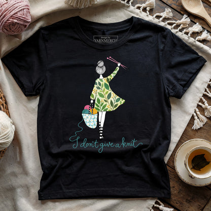 I don't give a knit T-shirt