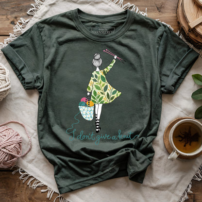 I don't give a knit T-shirt