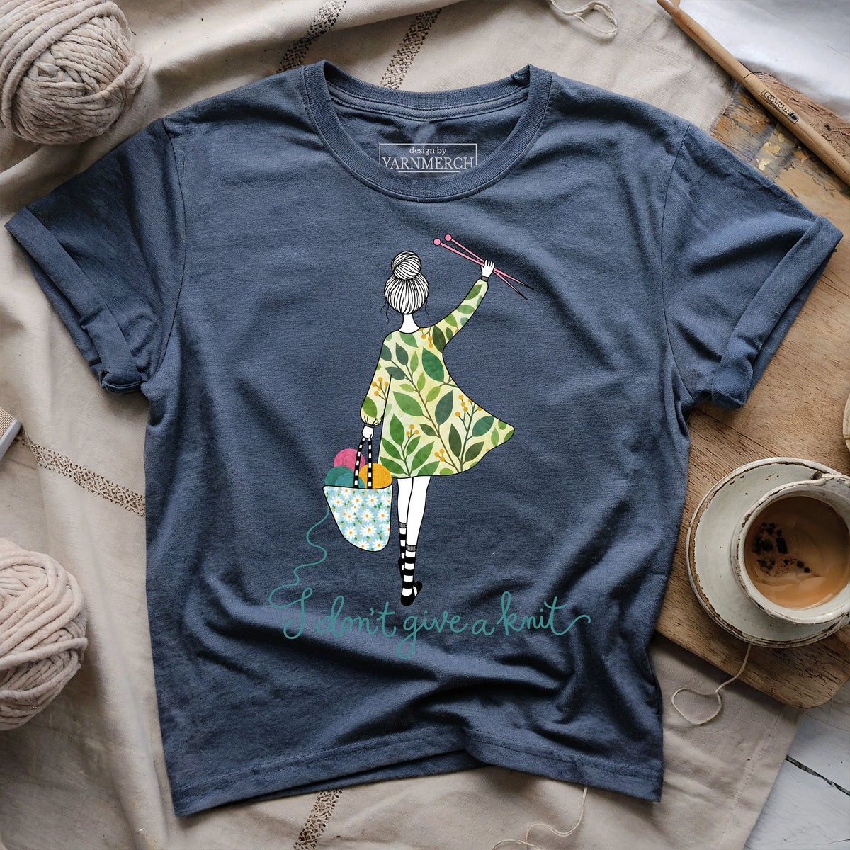 I don't give a knit T-shirt