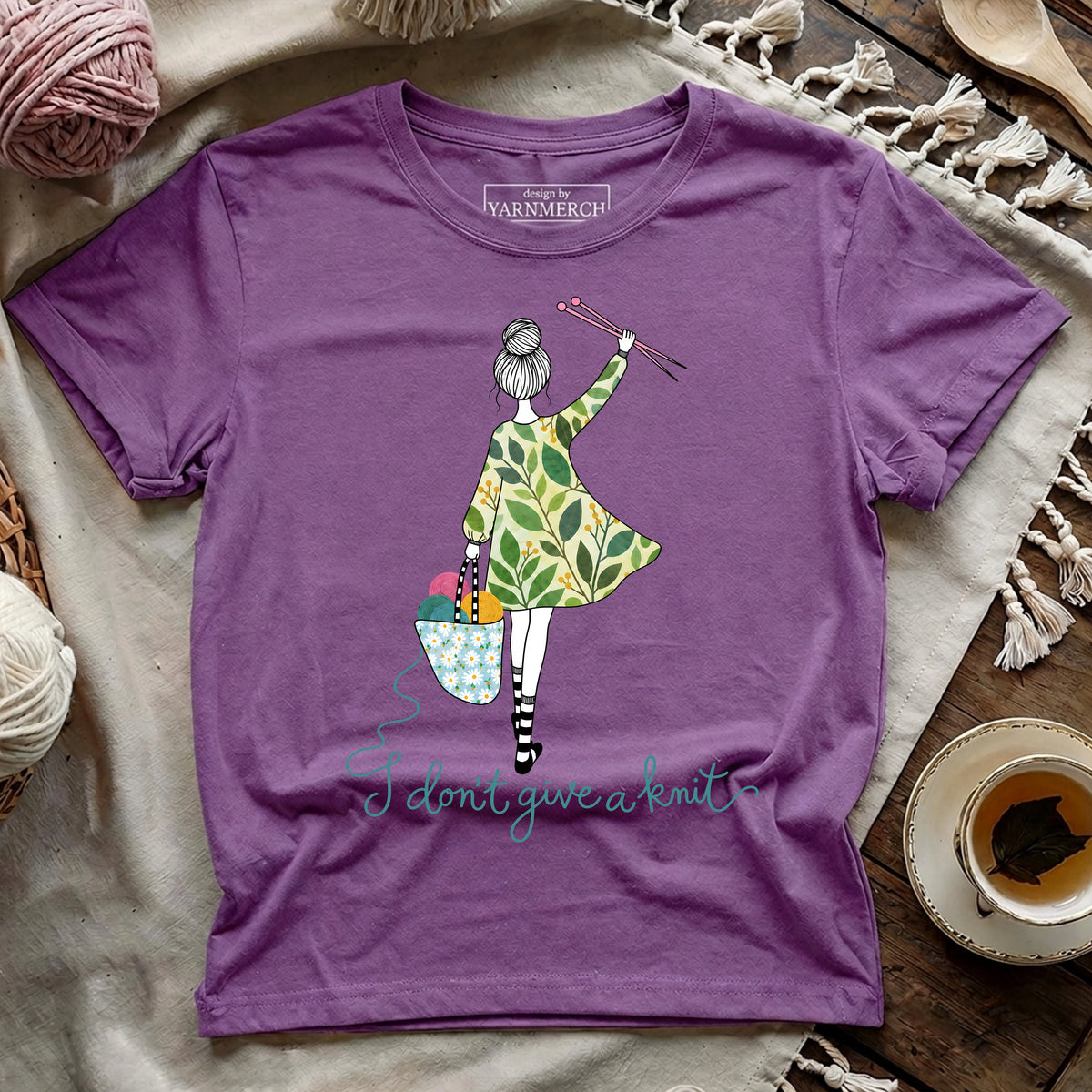 I don't give a knit T-shirt