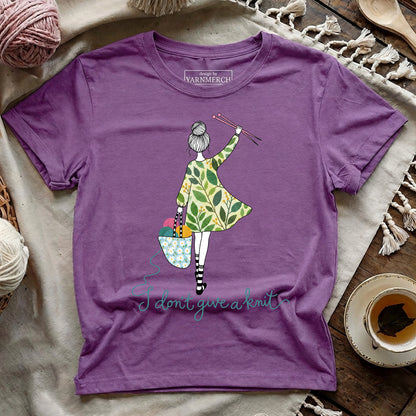 I don't give a knit T-shirt