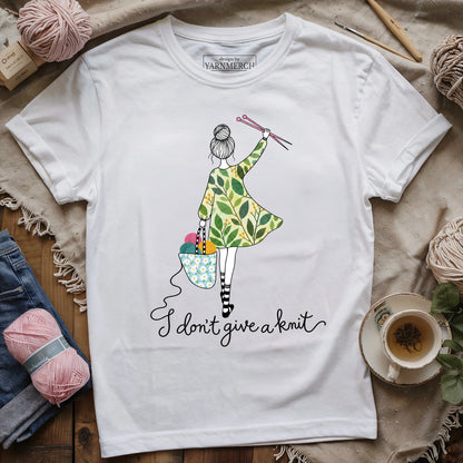 I don't give a knit T-shirt