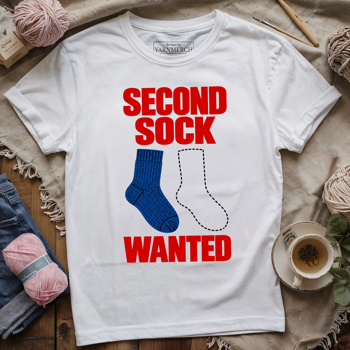 Second Sock Wanted T-shirt