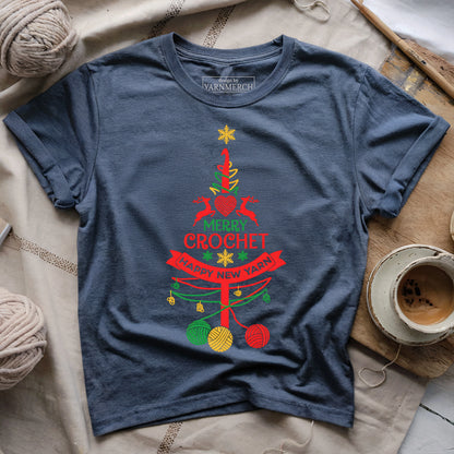 Crochet Christmas Tree T-shirt