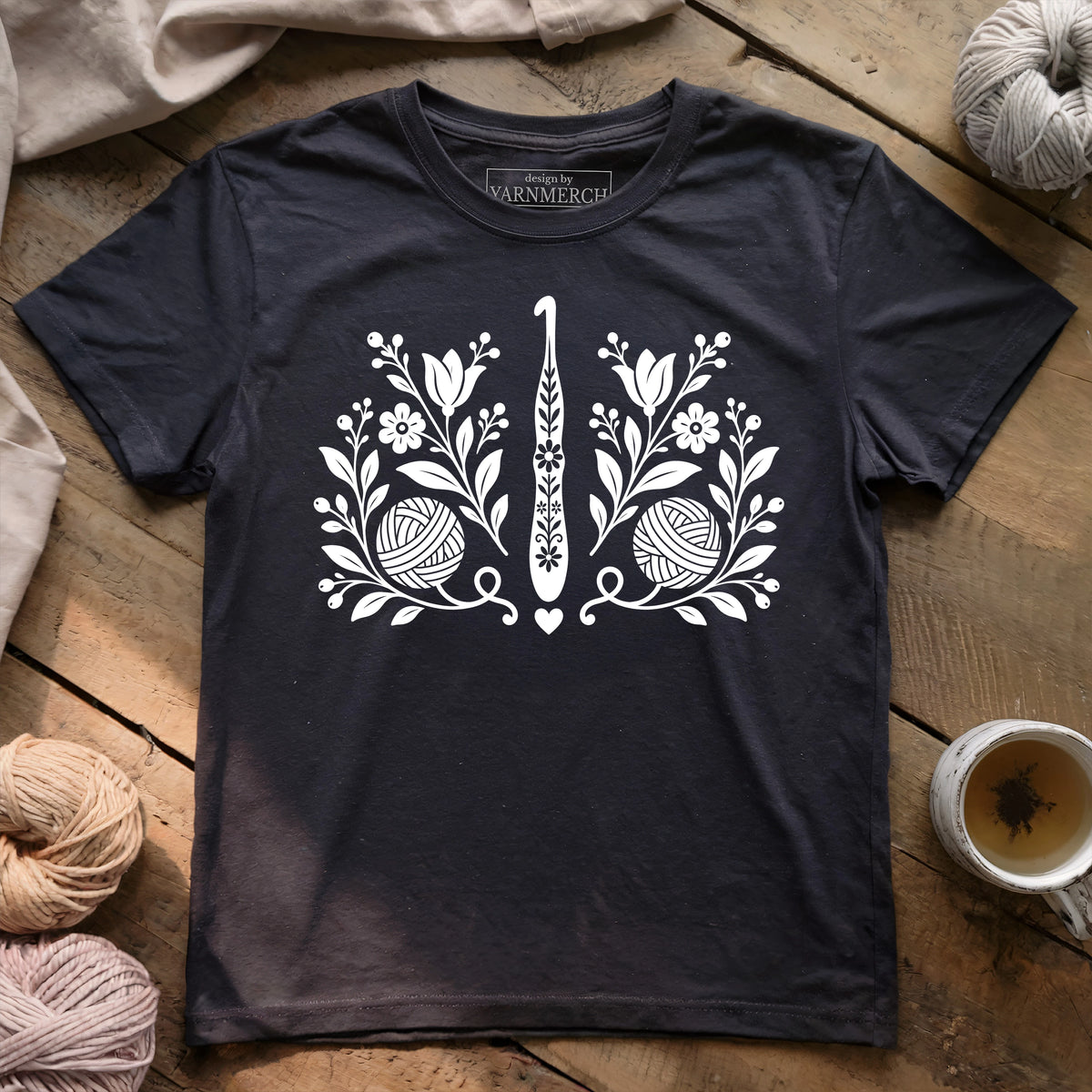 Blooming Crochet Hook T-shirt