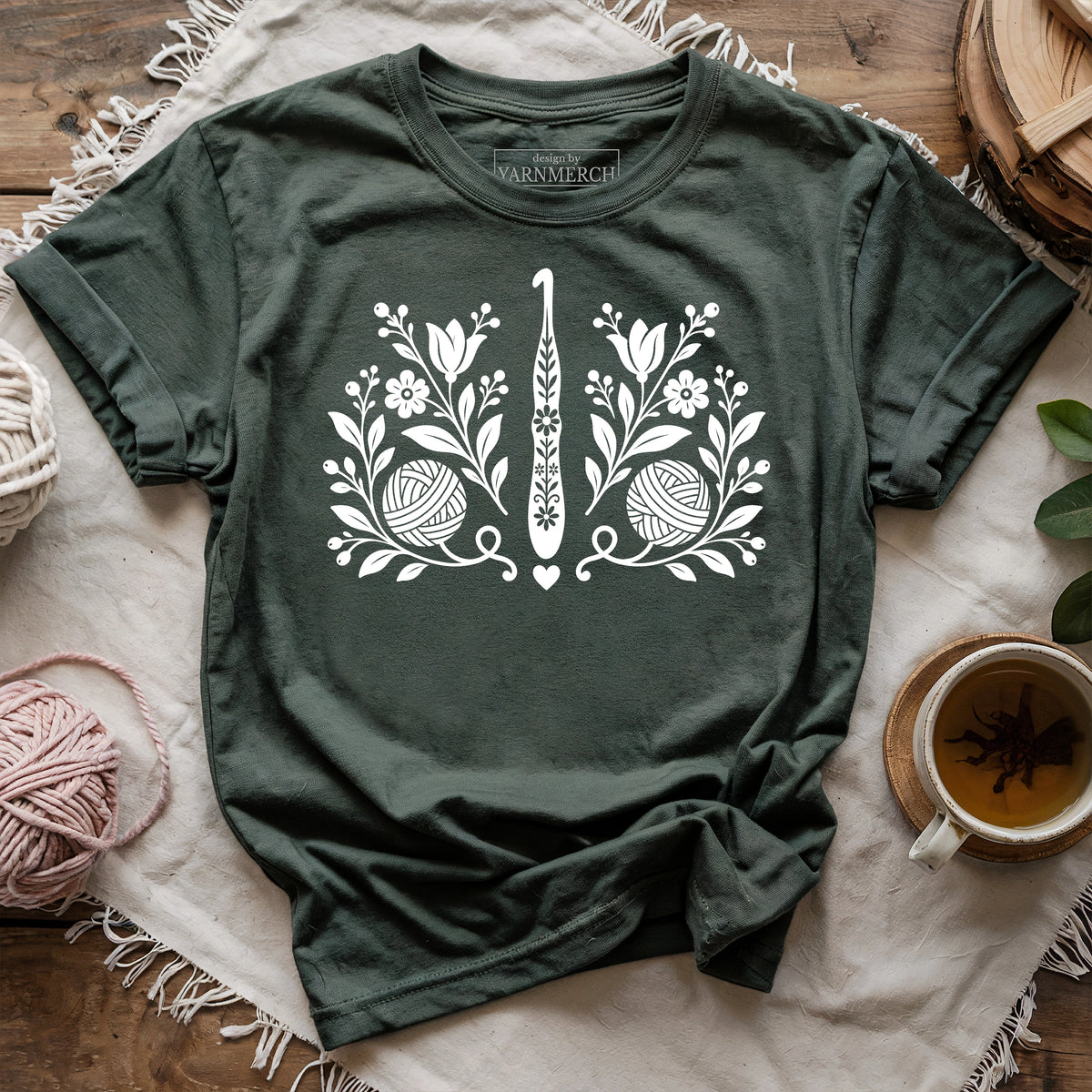 Blooming Crochet Hook T-shirt