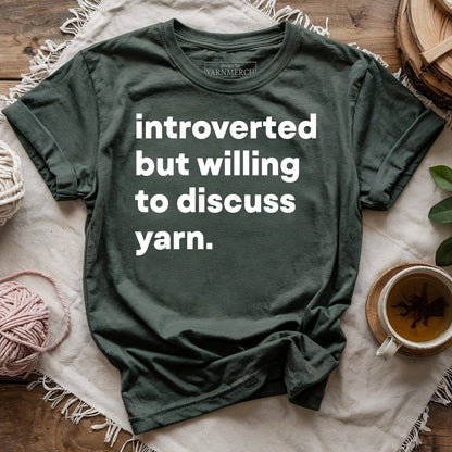 Introverted Yarn Lover T-shirt