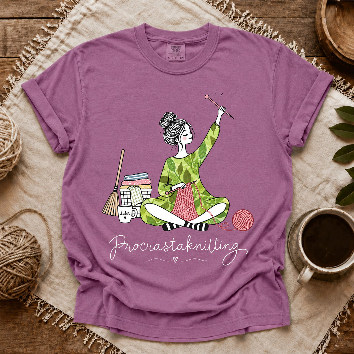 Comfort Colors Procrastaknitting T-shirt