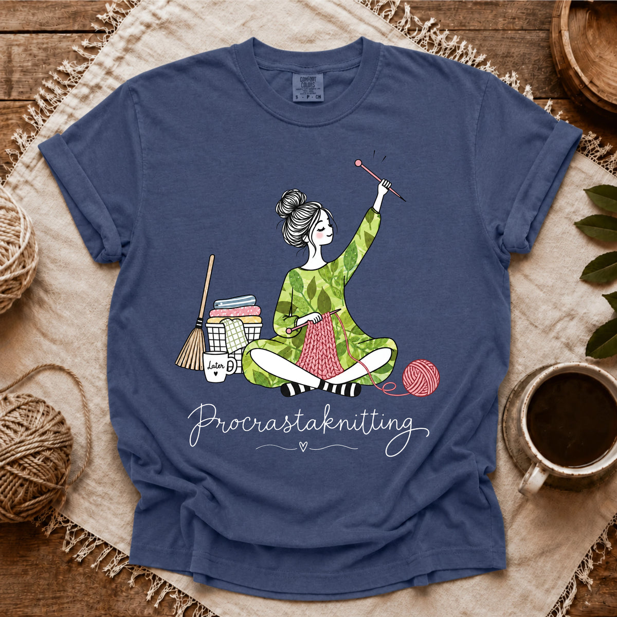 Comfort Colors Procrastaknitting T-shirt
