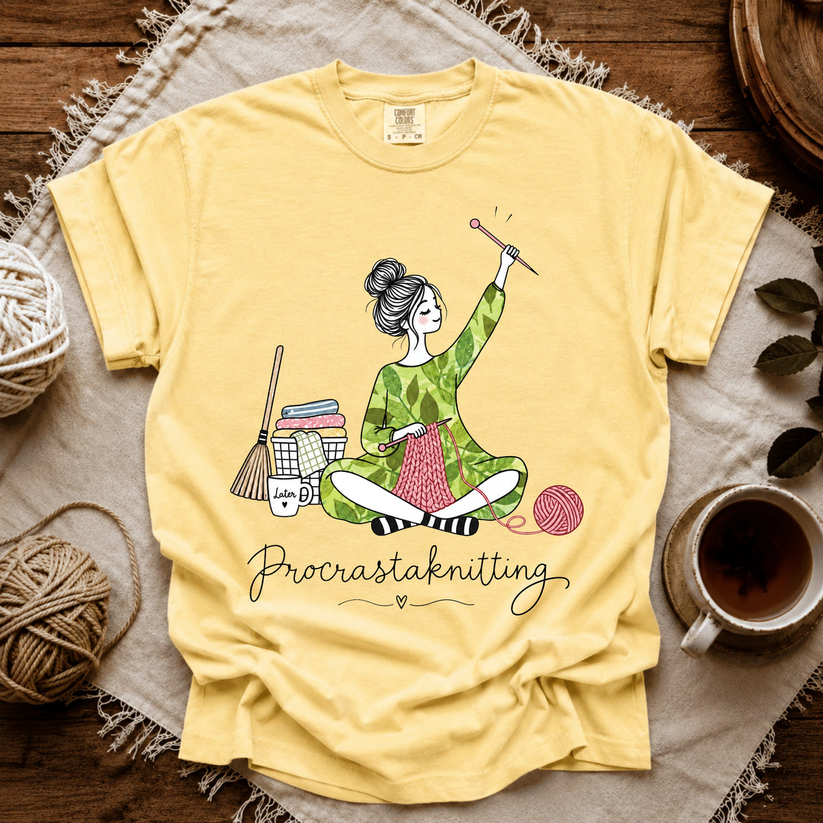 Comfort Colors Procrastaknitting T-shirt