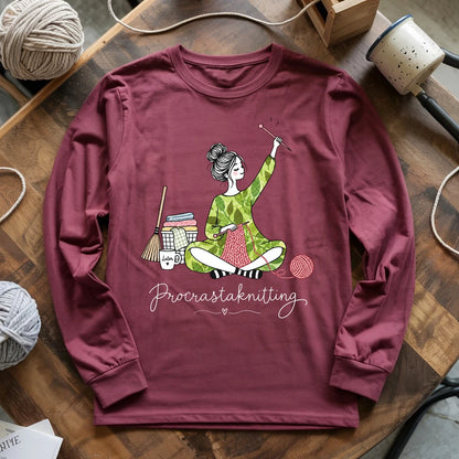 Procrastaknitting Long Sleeve T-shirt