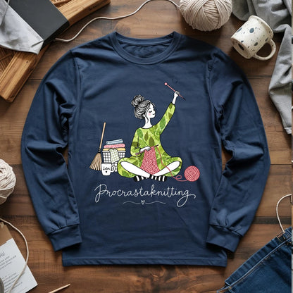 Procrastaknitting Long Sleeve T-shirt