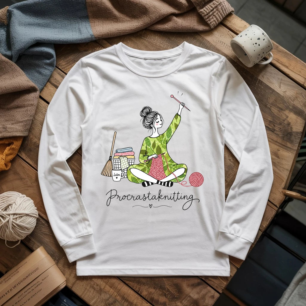 Procrastaknitting Long Sleeve T-shirt