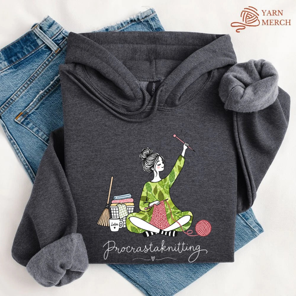Procrastaknitting Hoodie