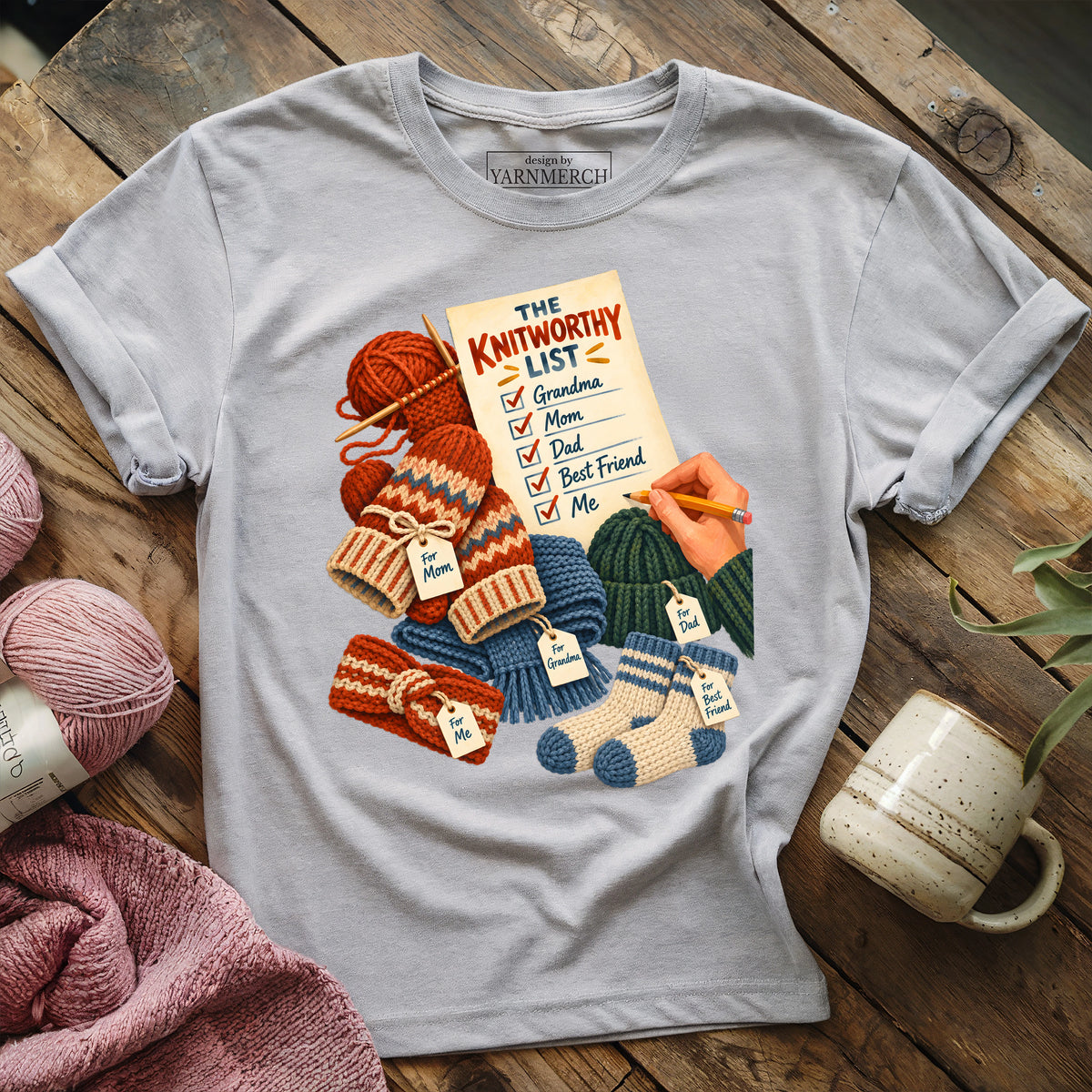 The Knitworthy List T-shirt