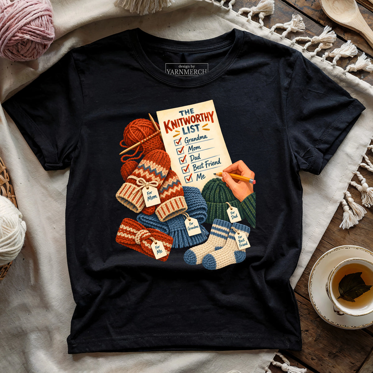 The Knitworthy List T-shirt