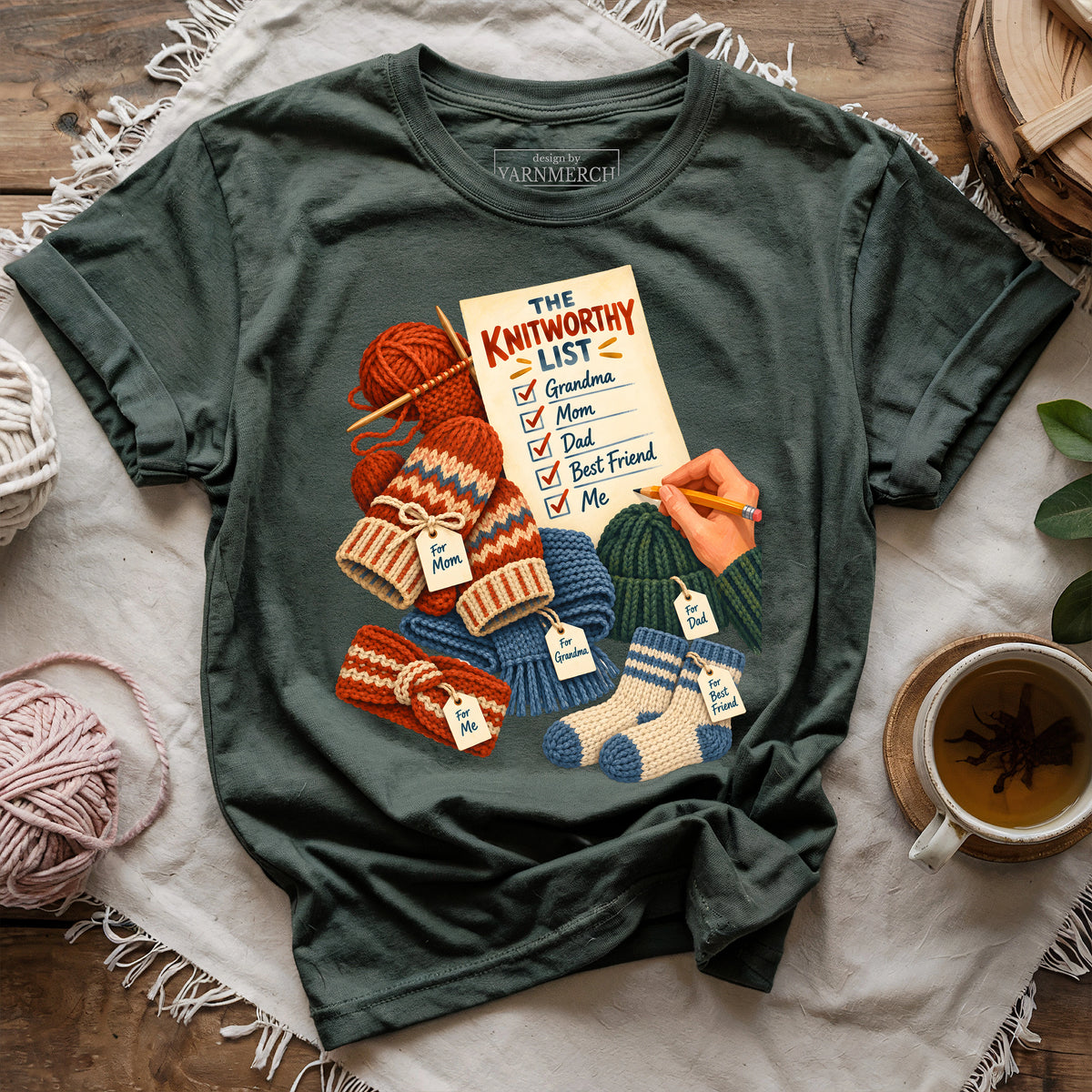 The Knitworthy List T-shirt