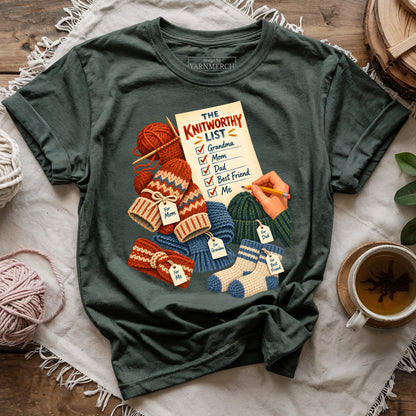 The Knitworthy List T-shirt