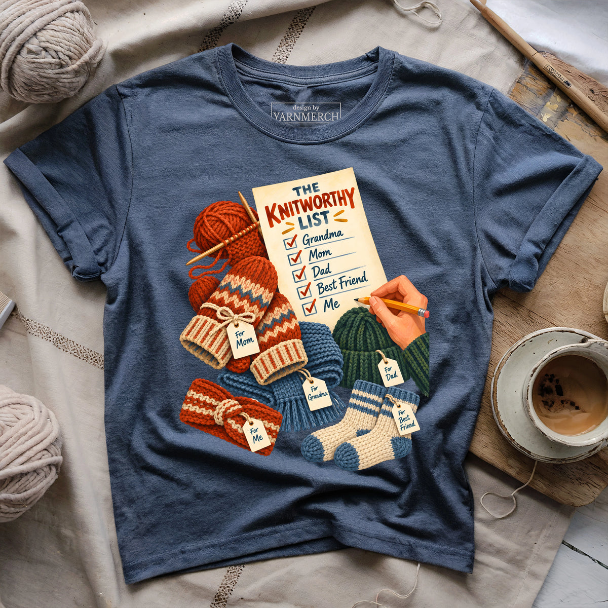 The Knitworthy List T-shirt