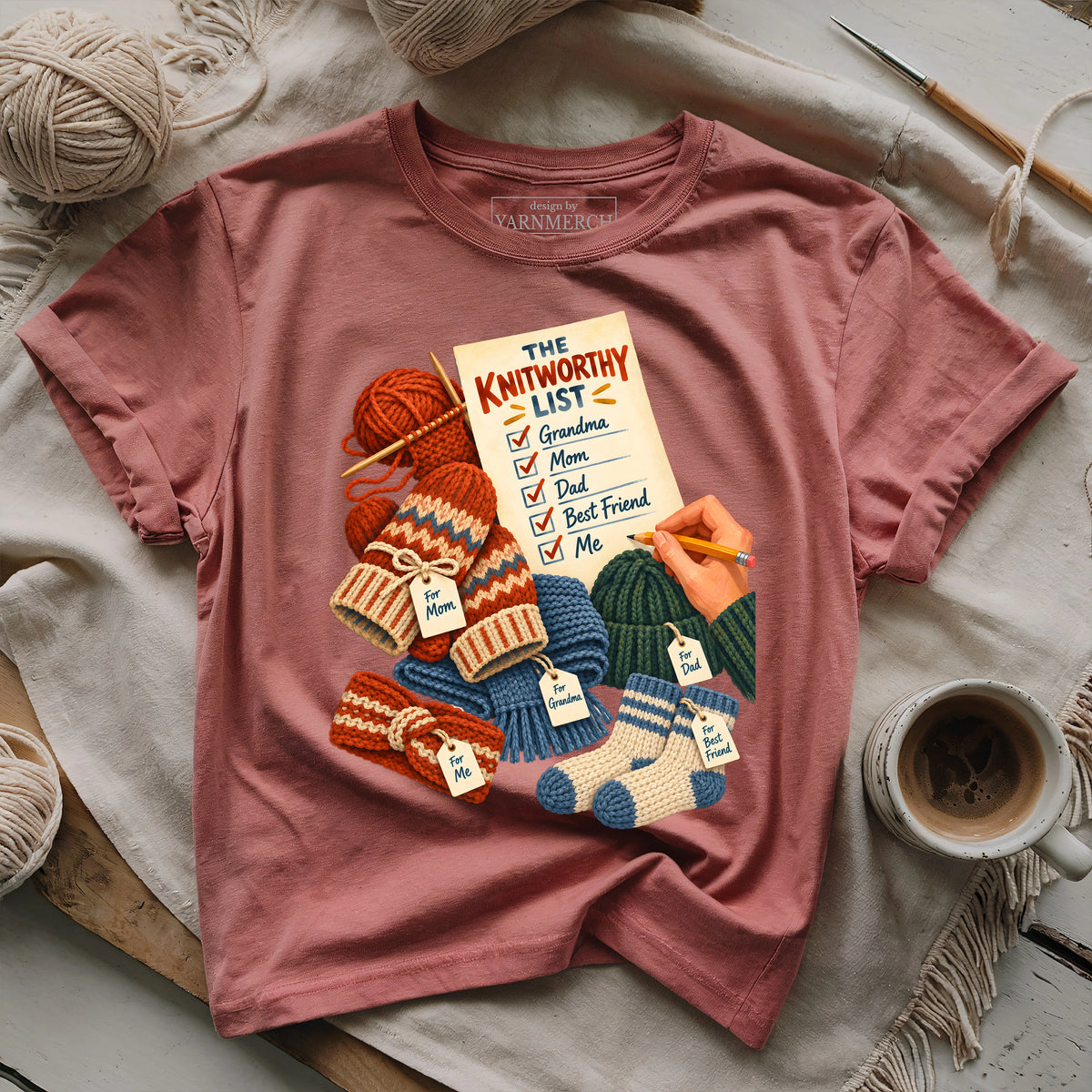 The Knitworthy List T-shirt