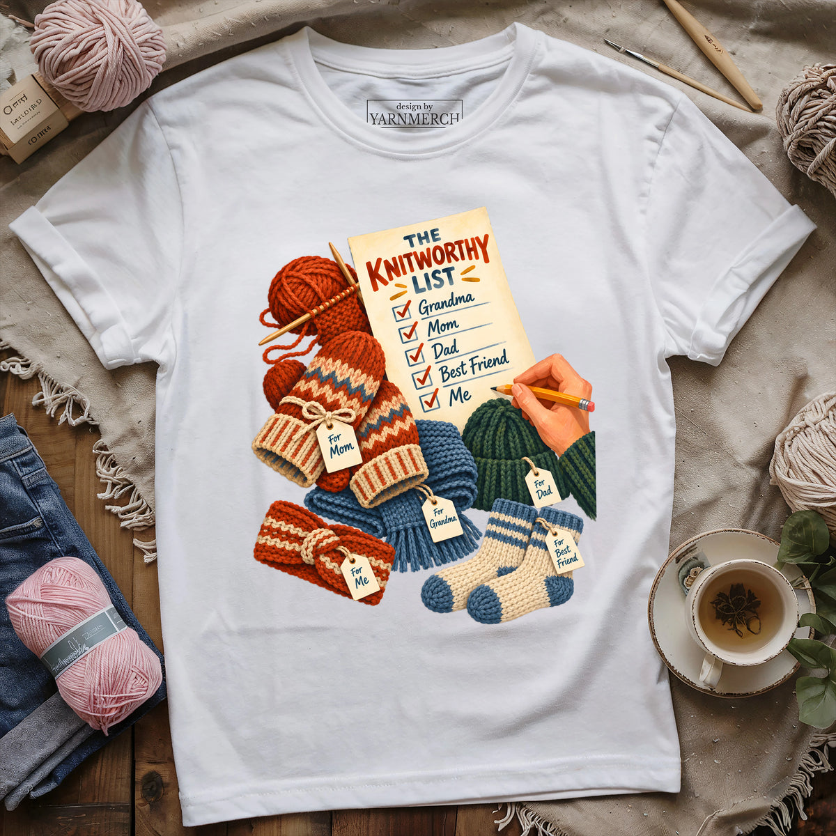 The Knitworthy List T-shirt