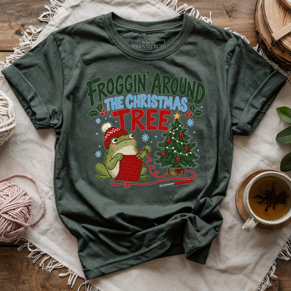 Froggin' Around The Christmas Tree T-shirt